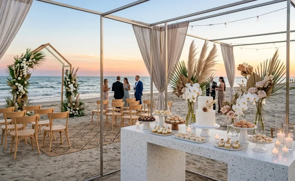 Moments & Moms beach wedding